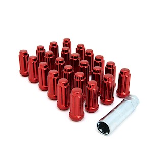 Red Spline Lug Nut Kit MAIN