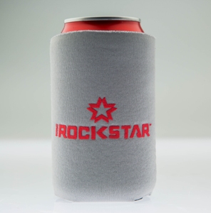 XD ROCKSTAR LOGO CAN KOOZIE WHITE MAIN
