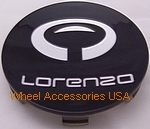 LORENZO WL030 GLOSS BLACK CENTER CAP THUMBNAIL