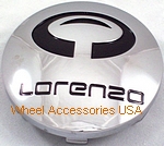 LORENZO WL032 CHROME CENTER CAP THUMBNAIL