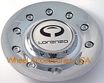 LORENZO WL028 CHROME CENTER CAP THUMBNAIL