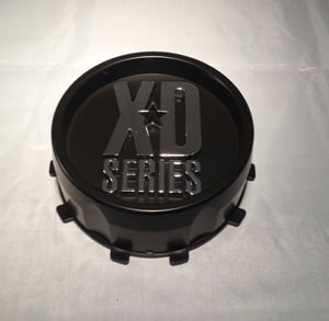 XD SERIES STYLES 126/127/128/131 - ABS PLASTIC BLACK CENTER HUB COVER ONLY SWATCH