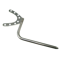 8610 Curved Dentulous Facebow Fork MAIN