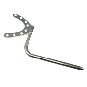 8610 Curved Dentulous Facebow Fork THUMBNAIL