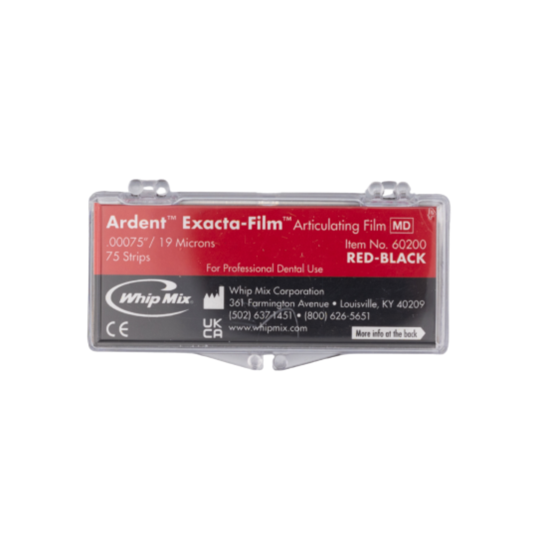 Ardent™ Exacta-Film Red/Black .00075″ 75 Strips 19 microns THUMBNAIL