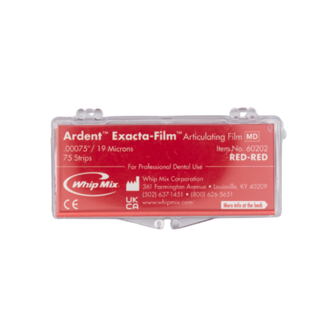 Ardent™ Exacta-Film Red/Red .00075″ 75 Strips 19 microns THUMBNAIL