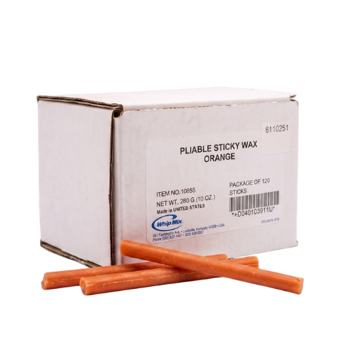 Pliable Sticky Wax Orange box of 120/28 gram sticks SWATCH