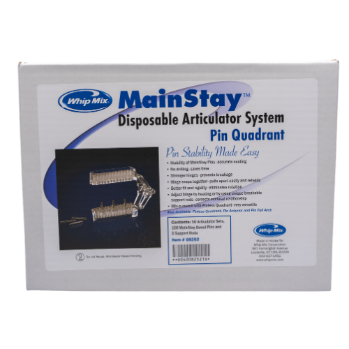 Mainstay Disposable Articulator Pin Quadrant 50 Sets LARGE