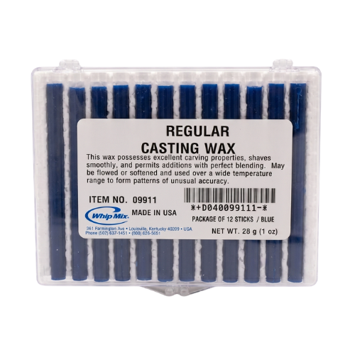 Regular Casting Wax Blue box of 12/28 gram sticks THUMBNAIL