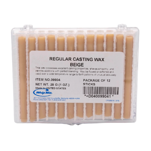 Regular Casting Wax Beige box of 12/28 gram sticks MAIN