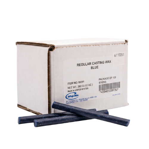 Regular Casting Wax Blue box of 120/28 gram sticks LARGE