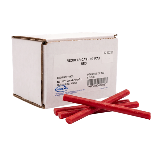 Regular Casting Wax Red box of 120/28 gram sticks SWATCH