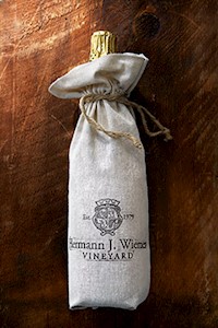 Stamped HJW Crest Linen Gift Bag MAIN
