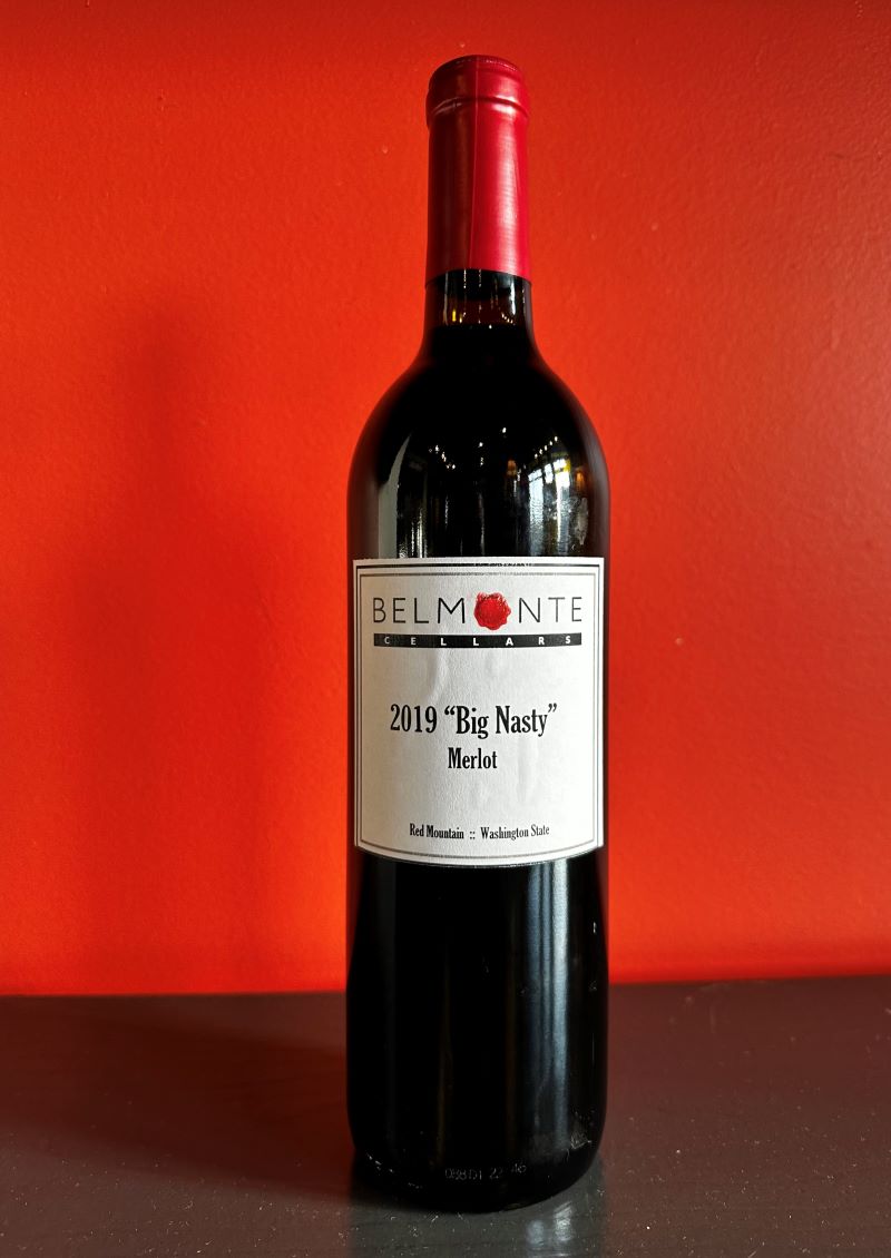 2019 Belmonte Cellars 'Big Nasty' Merlot MAIN