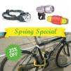 Spring Special Bike Lights & Bike Lock SWATCH