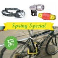 Spring Special Bike Lights & Bike Lock THUMBNAIL
