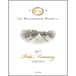 2017 Virginia Petit Manseng THUMBNAIL