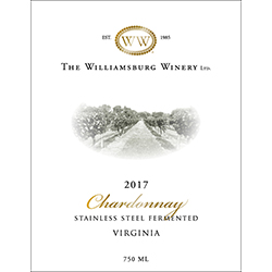 2017 Virginia Chardonnay, Stainless Steel Fermented THUMBNAIL