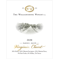 2020 Virginia Barrel Aged Claret MAIN