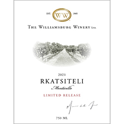 2021 Monticello Rkatsiteli, Limited Release MAIN
